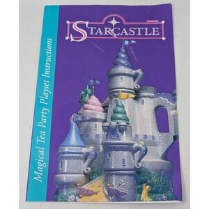 Trendmasters STARCASTLE Magical Tea Party Playset Castle Instructions ONLY VTG